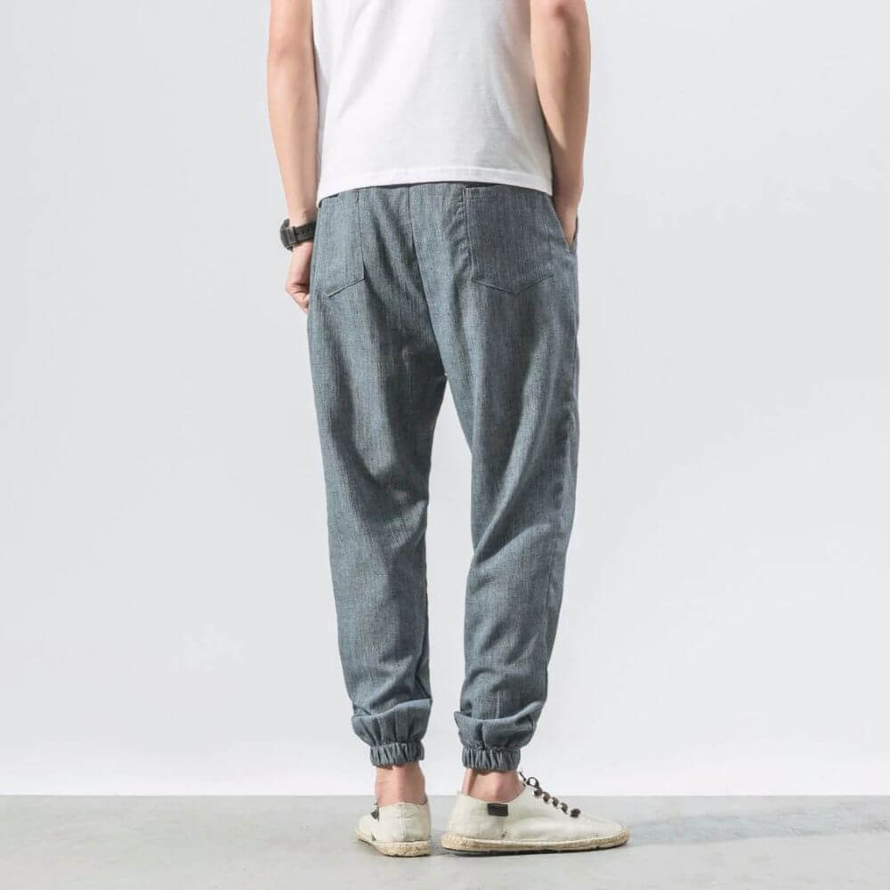 Demy | Lightweight men's comfort pants made of cotton and linen
