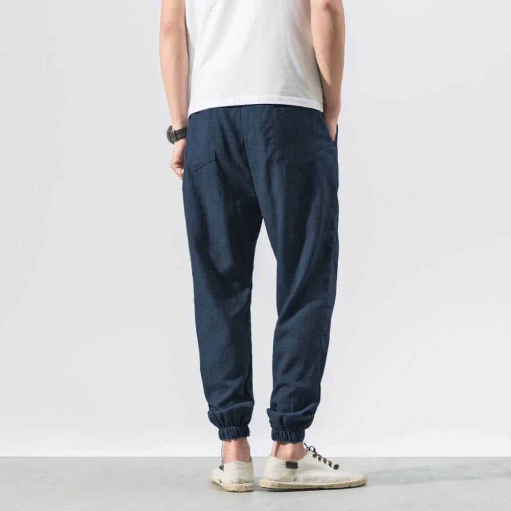 Demy | Lightweight men's comfort pants made of cotton and linen