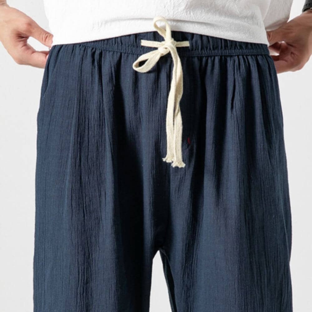 Demy | Lightweight men's comfort pants made of cotton and linen