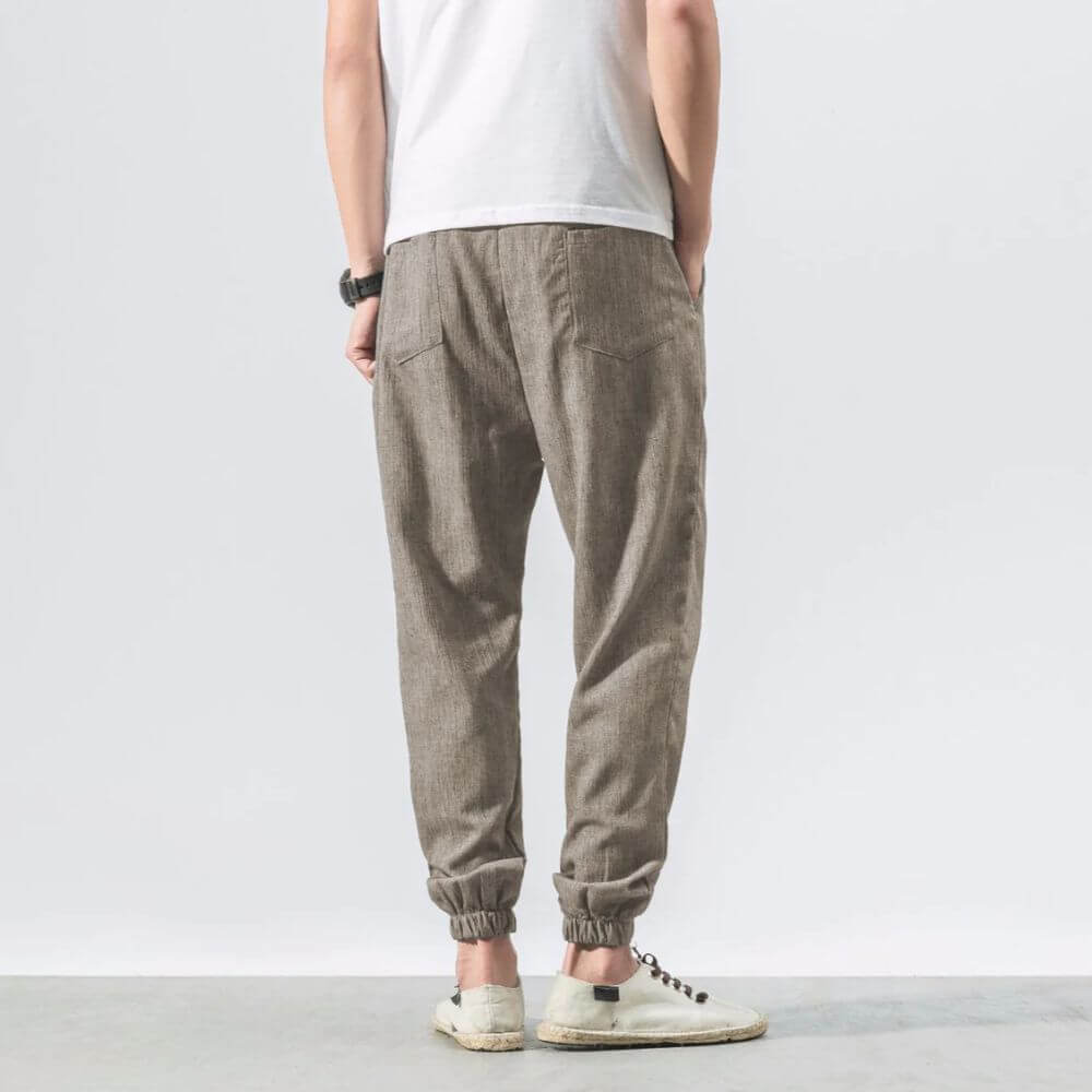 Demy | Lightweight men's comfort pants made of cotton and linen