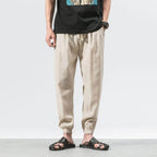 Demy | Lightweight men's comfort pants made of cotton and linen