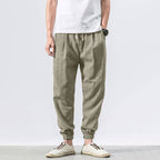 Demy | Lightweight men's comfort pants made of cotton and linen