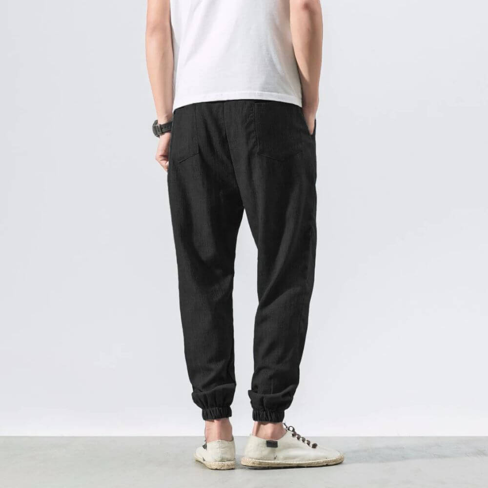 Demy | Lightweight men's comfort pants made of cotton and linen