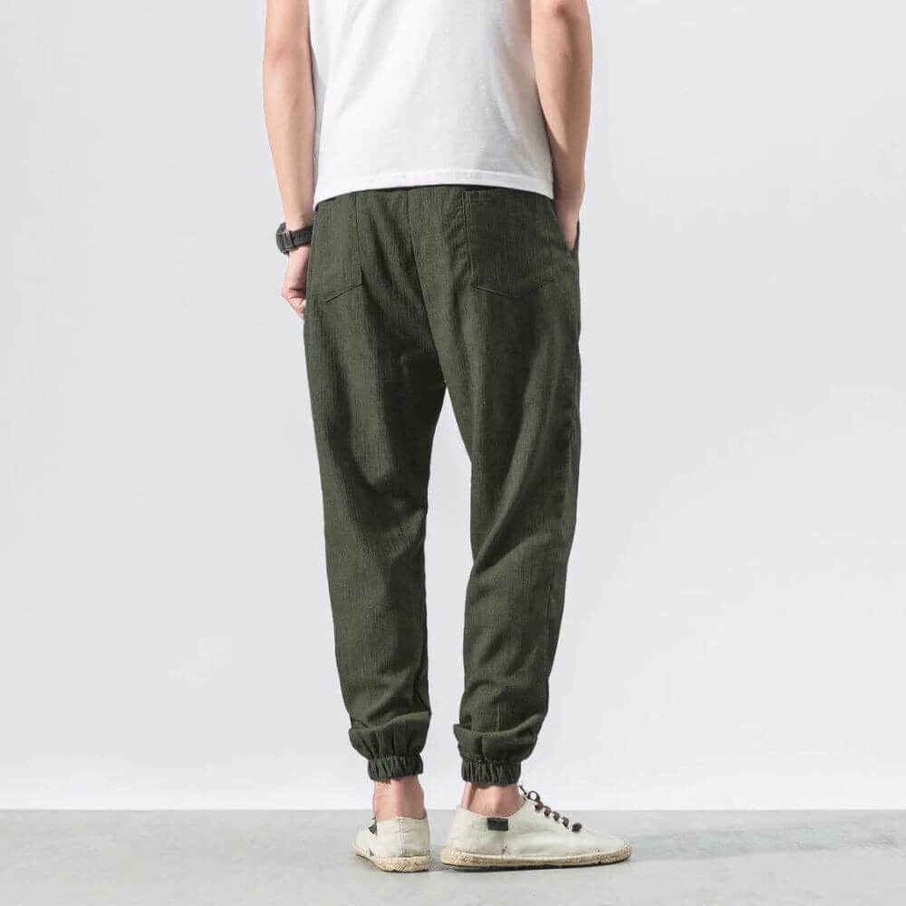 Demy | Lightweight men's comfort pants made of cotton and linen