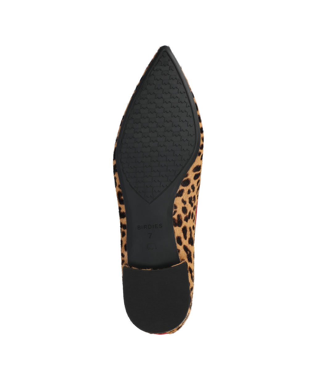 Zinnia Starfinch 15 Tassel Leopardprint Haircalf Pointed Toe Loafer 4