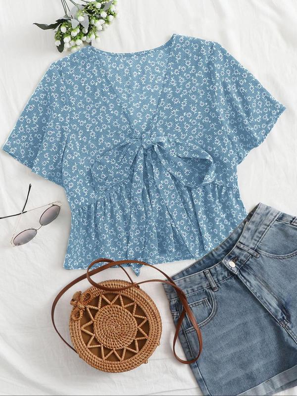 Althea | Casual Summer V-Neck Flowy Top