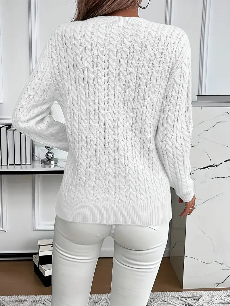 MARIELLE | CABLE SWEATER