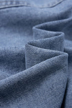 Denim | Tie-Up Long Sleeve Shirt