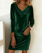 Elanora™ | Elegant Velvet Dress