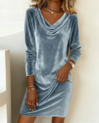 Elanora™ | Elegant Velvet Dress