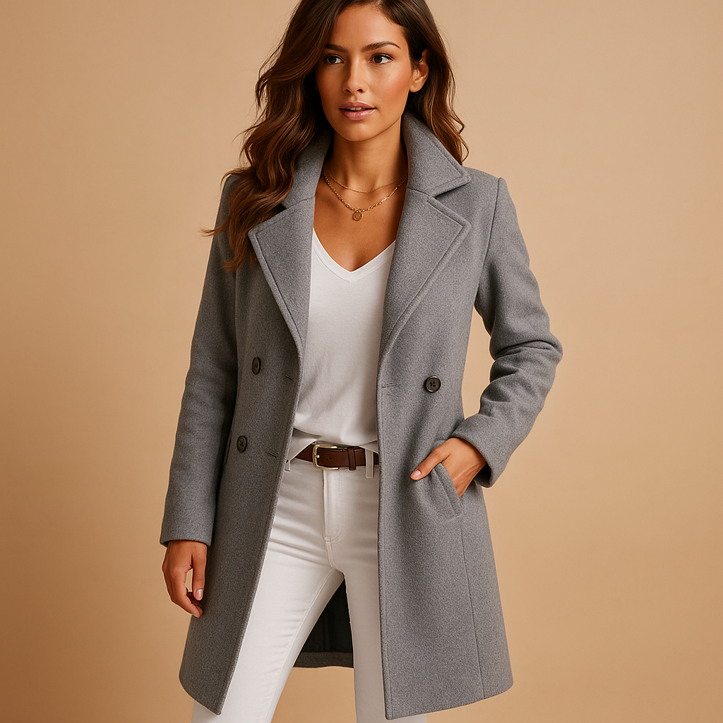 Evelyn – Classic Wool Coat