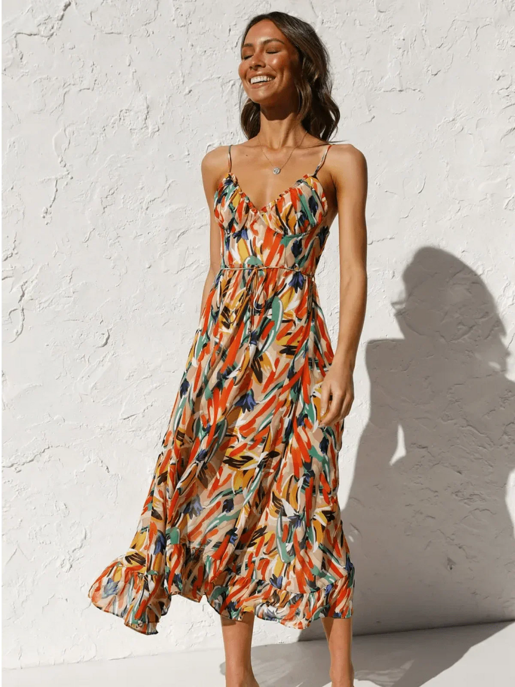 Zilly | Colorful Midi Gown