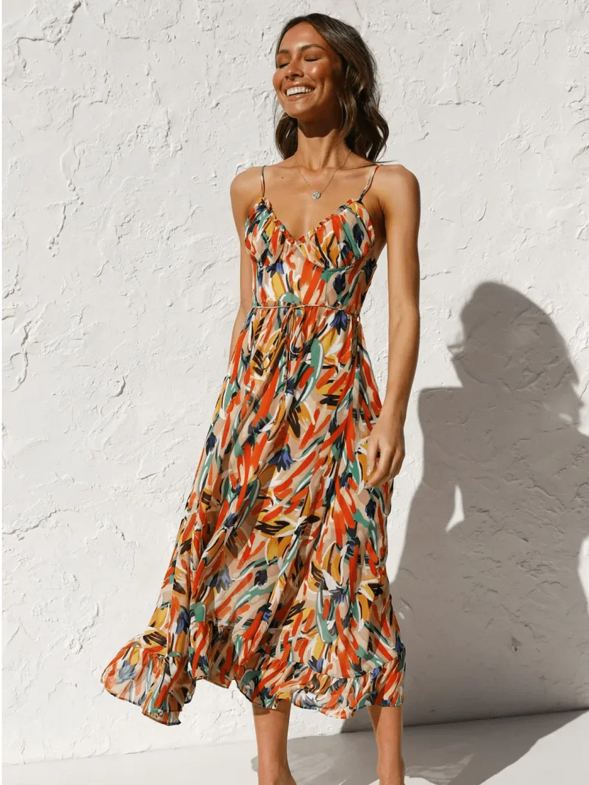 Zilly | Colorful Midi Gown