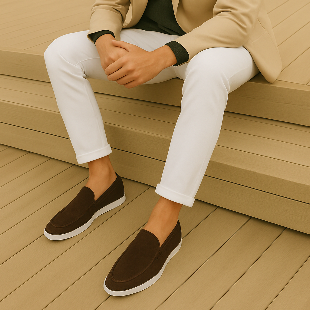 Modern Suede Loafers