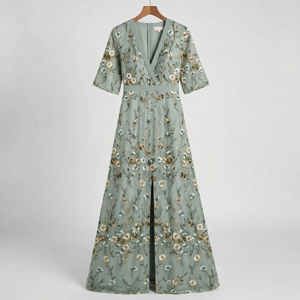 MARISA | ELEGANT FLORAL DRESS