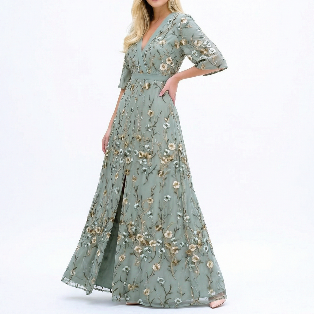 MARISA | ELEGANT FLORAL DRESS