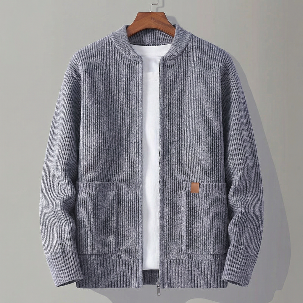 NOVAN | RIB KNIT JACKET