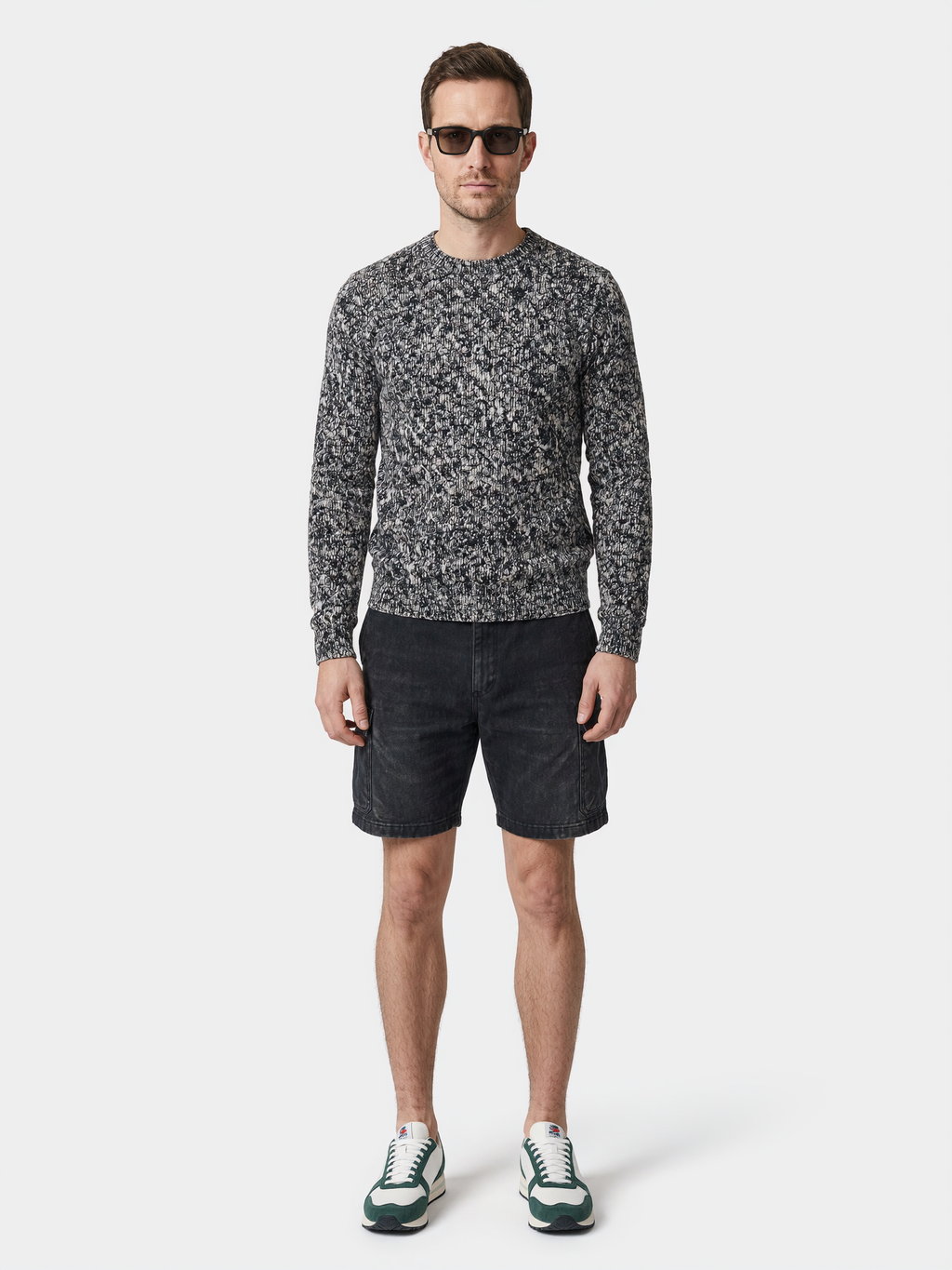 Boy | Chunky Knit Sweater, Black Marl