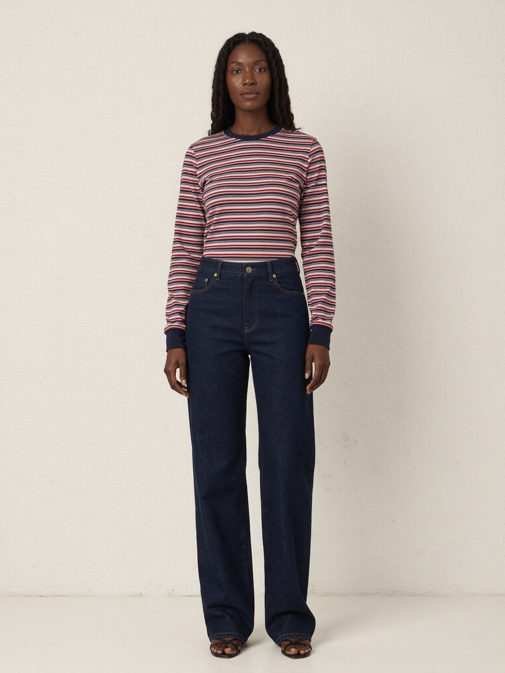 Idris | Wide Leg Jeans - Dark Indigo