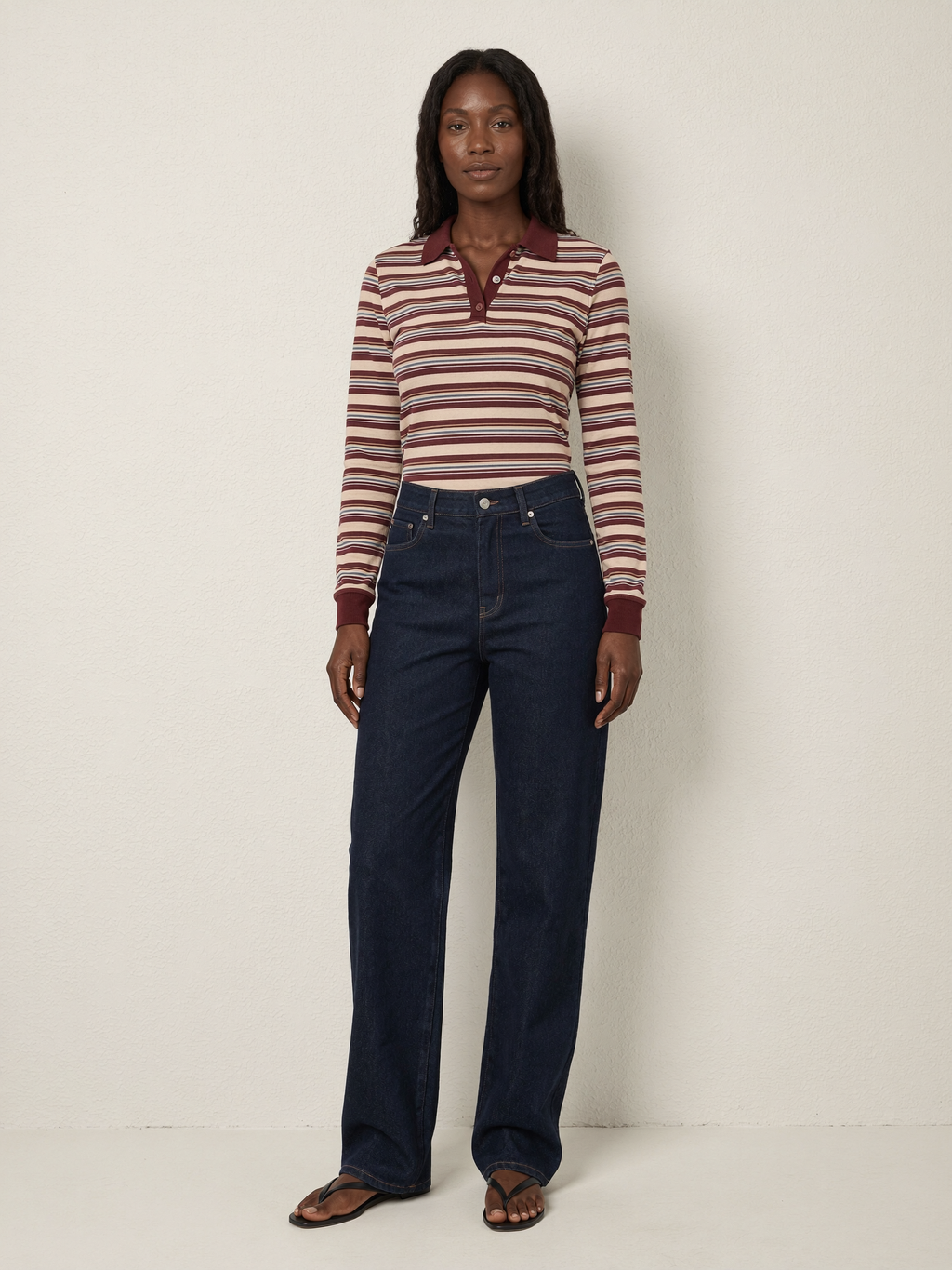 Idris | Wide Leg Jeans - Dark Indigo