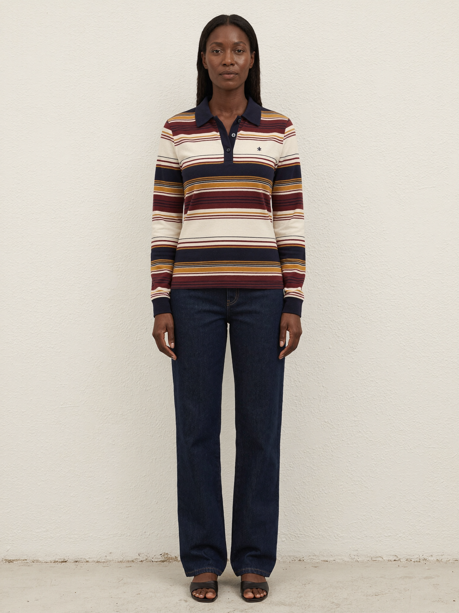 Idris | Wide Leg Jeans - Dark Indigo