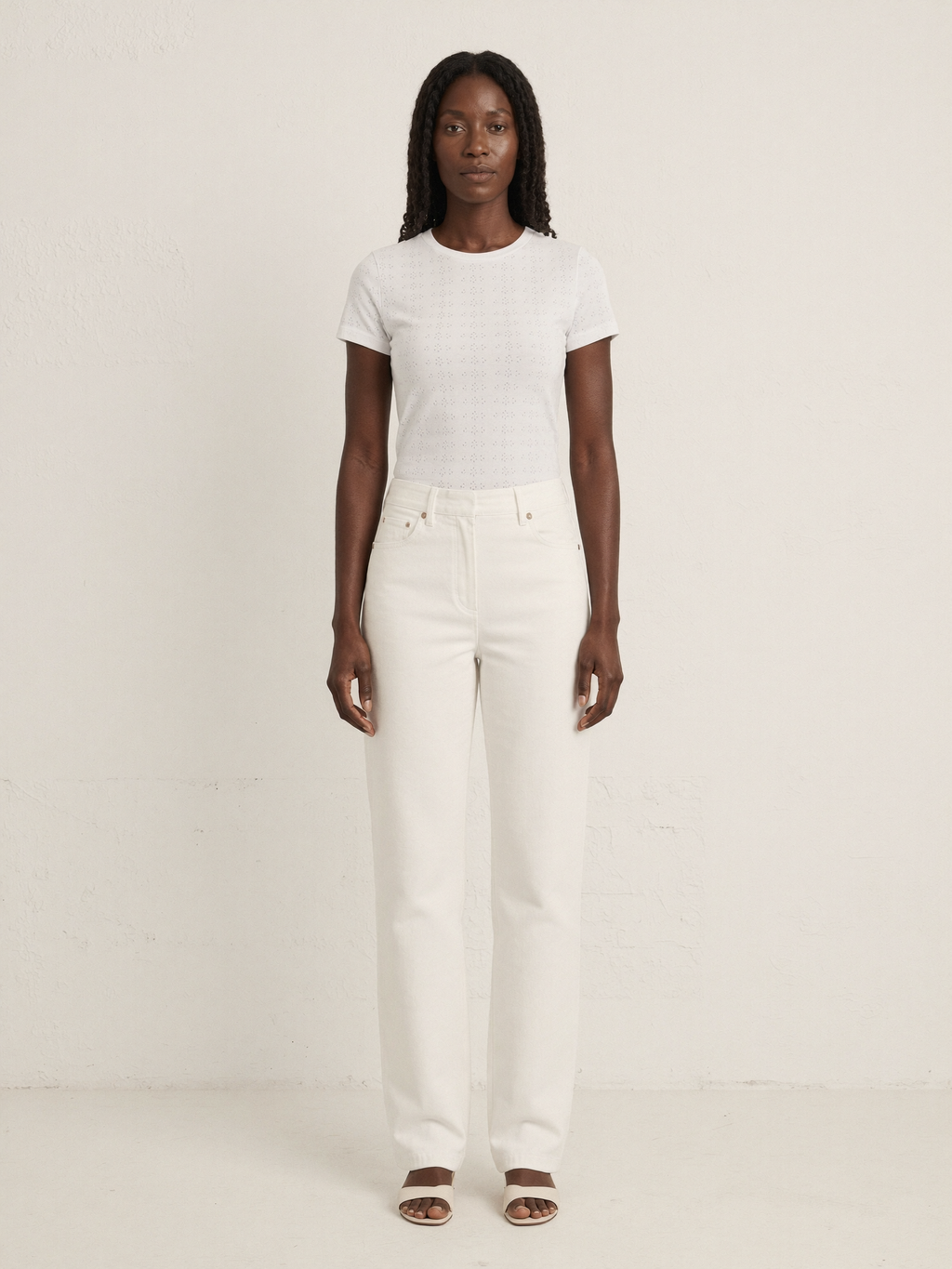 Marlowe | Wide Leg Jeans, Milk