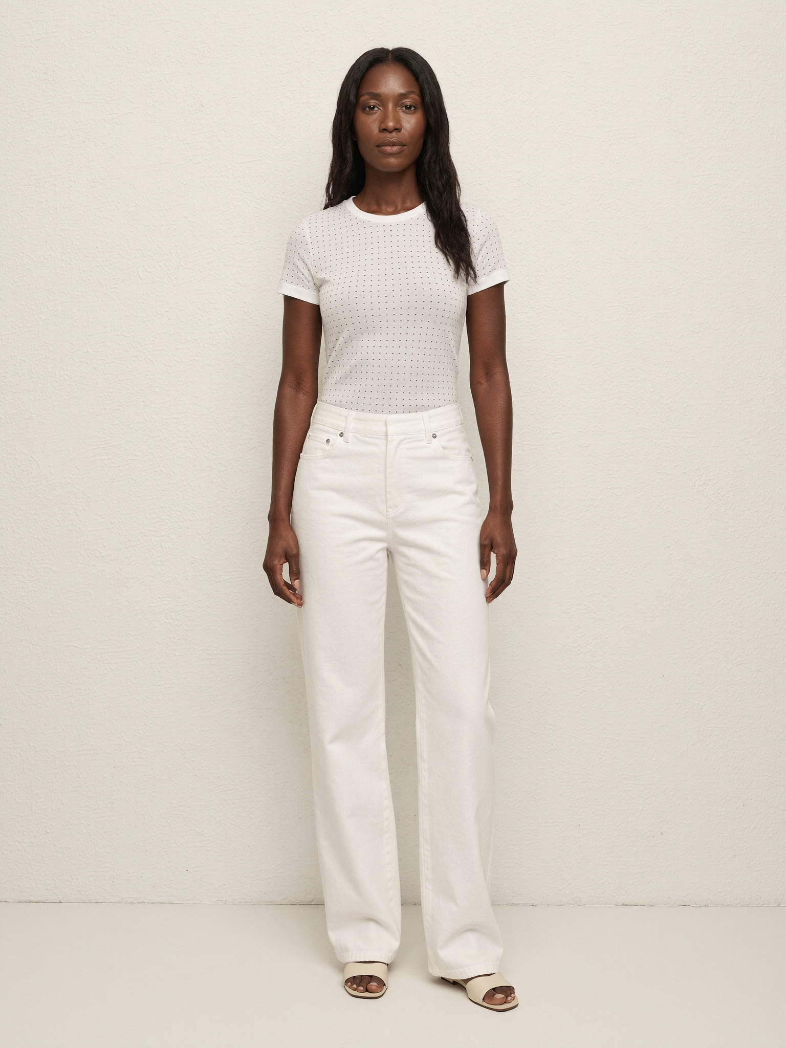 Marlowe | Wide Leg Jeans, Milk