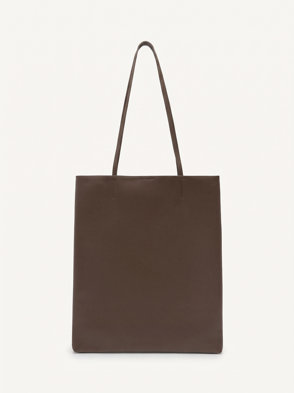 Thea walnut shoulder bag front