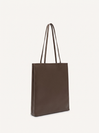 Thea walnut shoulder bag 3/4 view