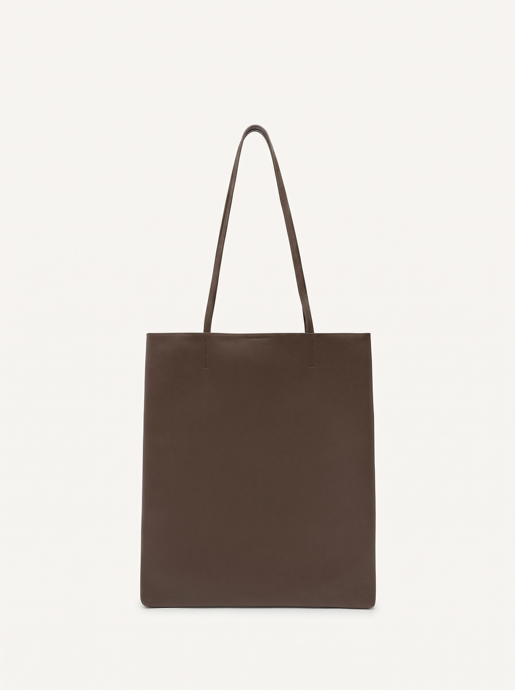Thea walnut shoulder bag hanging