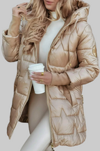 Ardella – Elegant Padded Hooded Coat