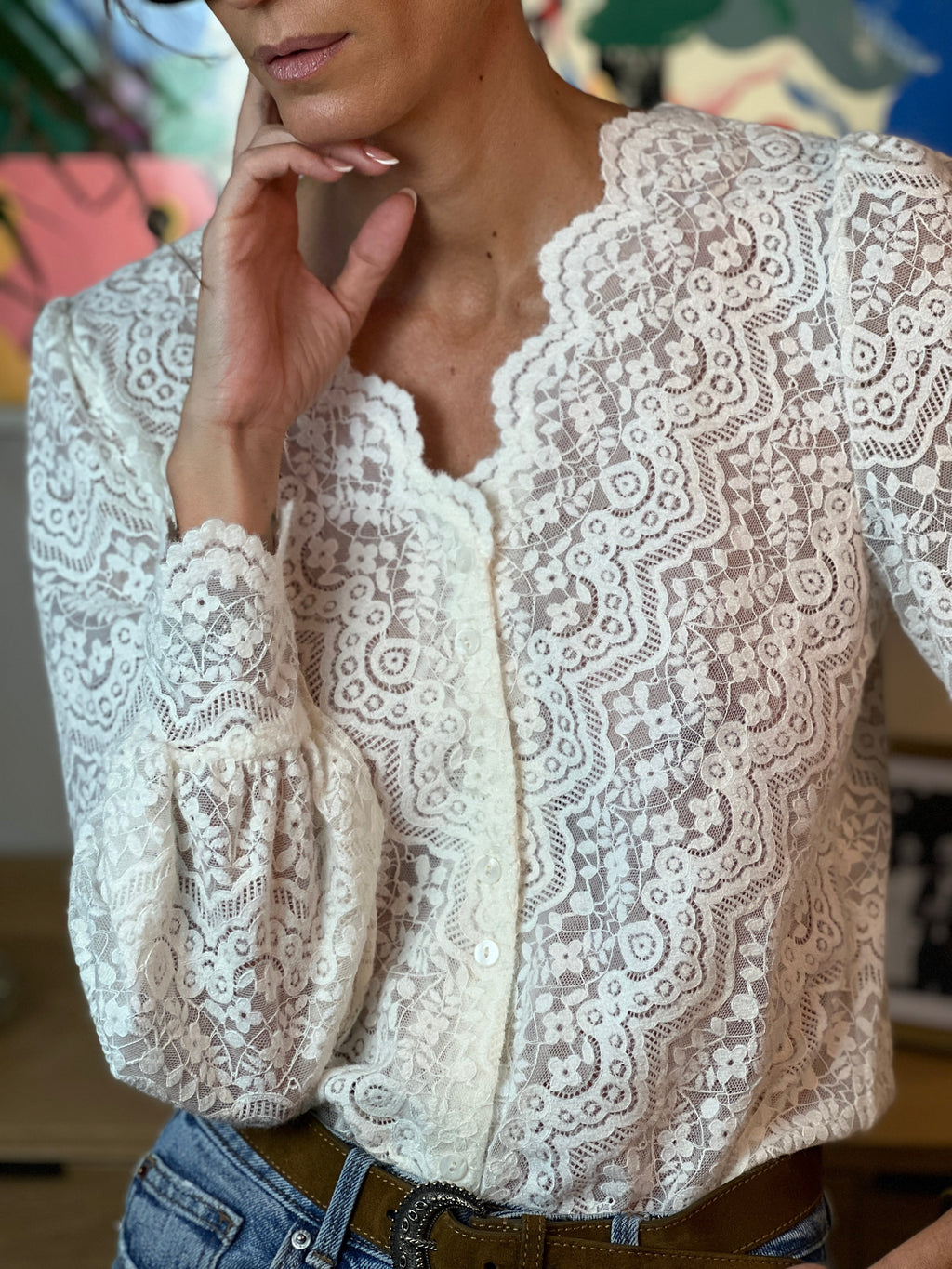 Brooklyn | Lace blouse