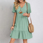 Solenne™ | Bohemian-Style Relaxed Dress