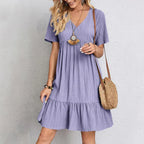 Solenne™ | Bohemian-Style Relaxed Dress