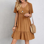 Solenne™ | Bohemian-Style Relaxed Dress