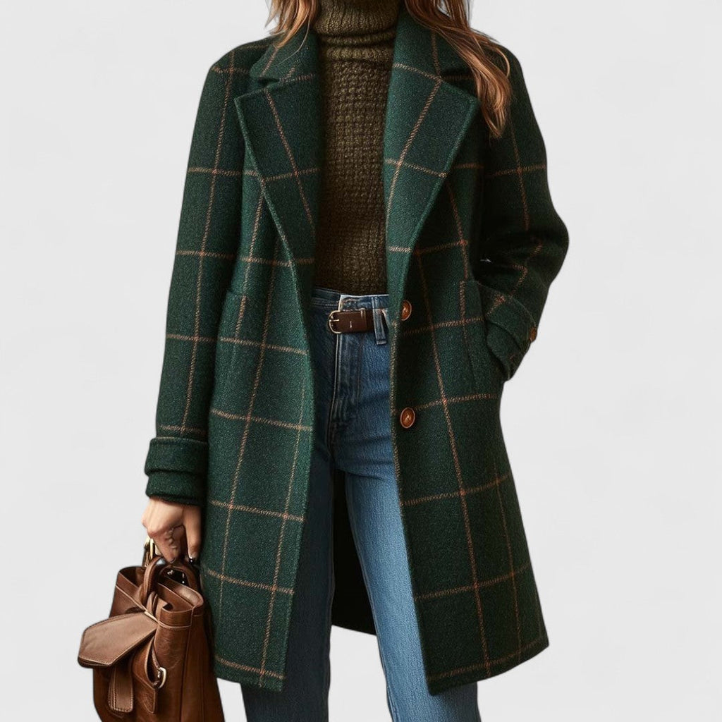 Belle – Classic Check Coat
