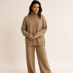 Lena | Soft Knit Turtleneck Lounge Set