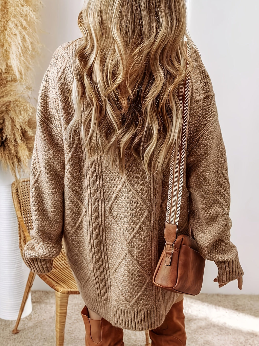 Juno | Cable Knit Sweater Dress