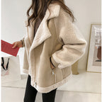 Brooke | Women's Soft Faux Shearling Oversized Coat.