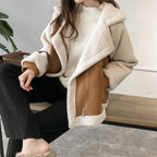 Brooke | Women's Soft Faux Shearling Oversized Coat.