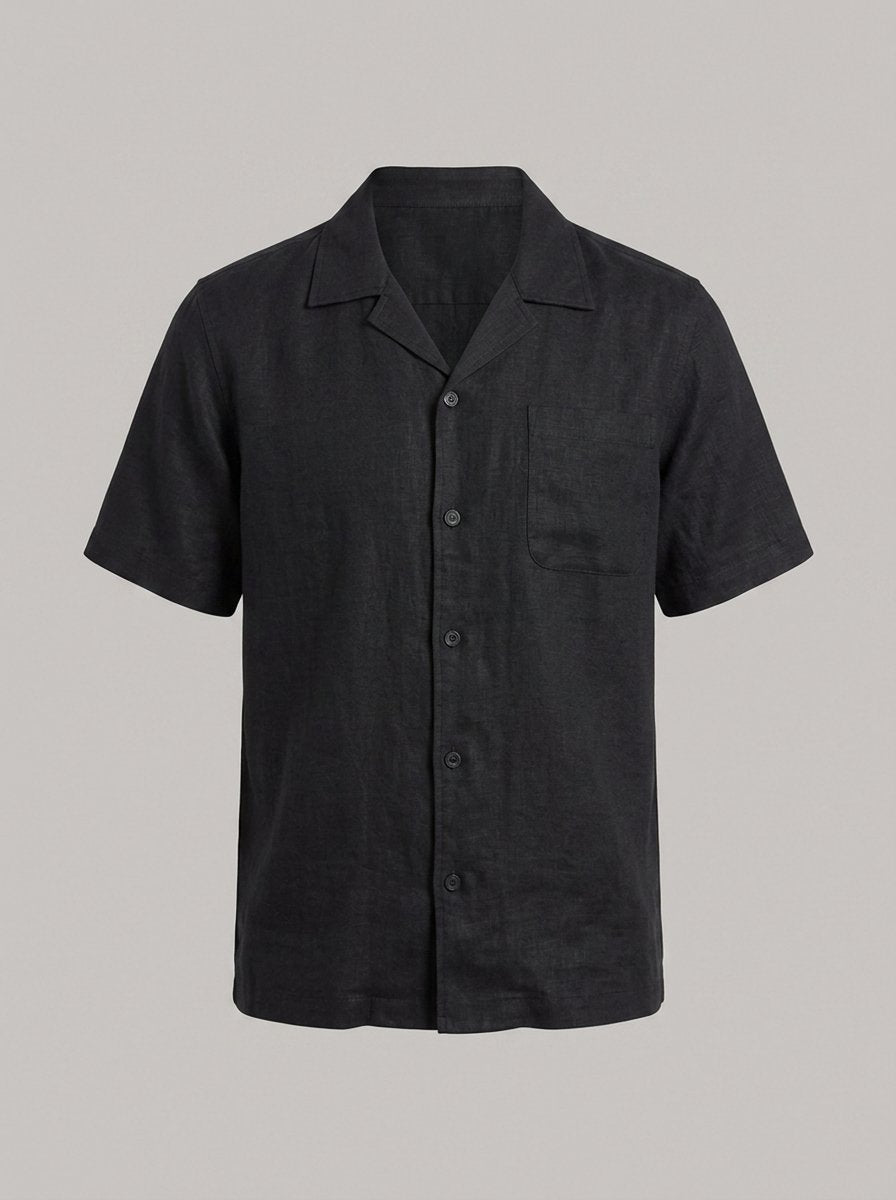 Alaric linen shirt short sleeve - product only