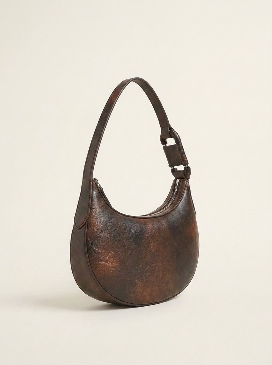 Alden shoulder bag, side angle