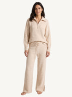Amalia knit lounge set beige