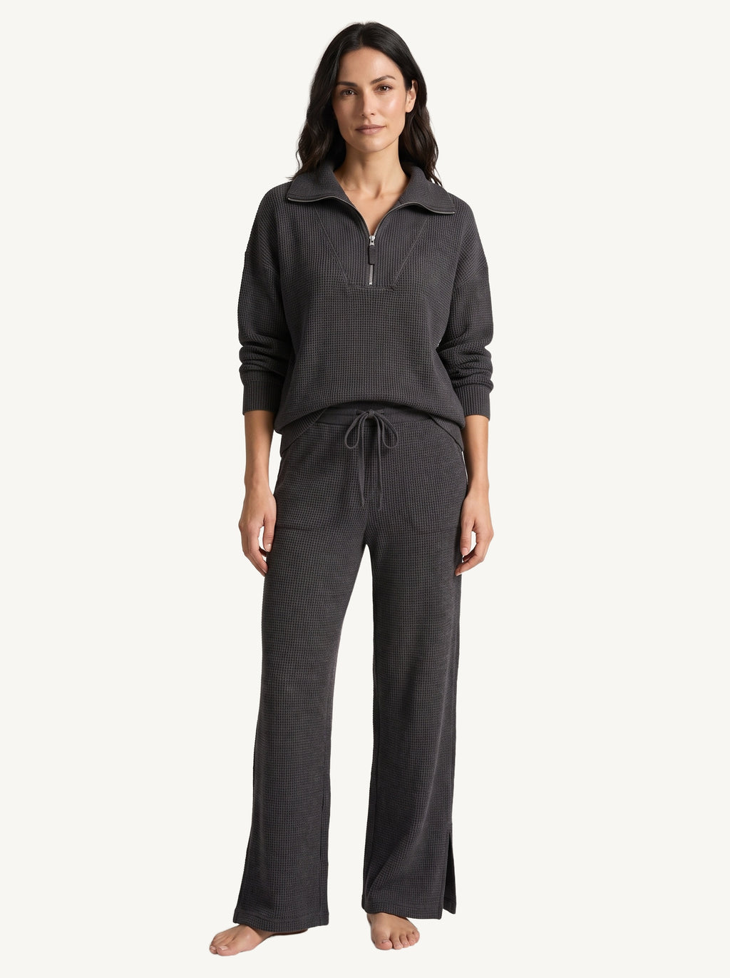 Amalia knit lounge set dark gray