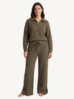 Amalia knit lounge set green