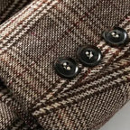 Amilie plaid blazer for women with a notched lapel, image 6