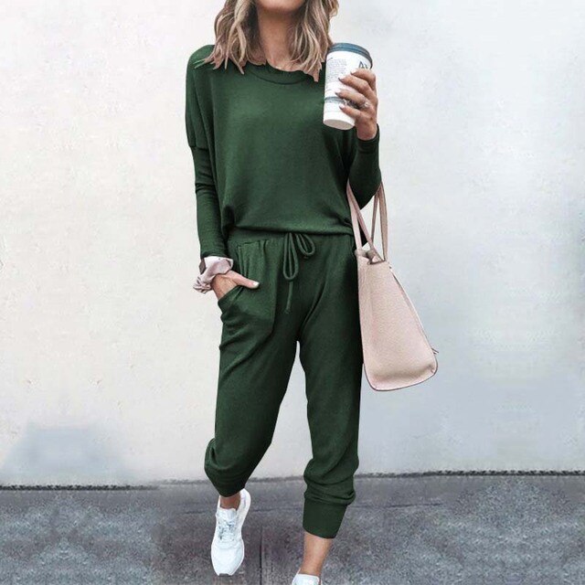 Anna sweatshirt and jogger lounge set for women, image 4