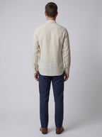Ansel Linen Shirt Sand - back