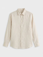 Ansel Linen Shirt Sand - product only