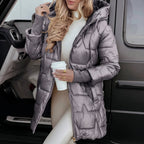 Ardella Padded Hooded Coat grey